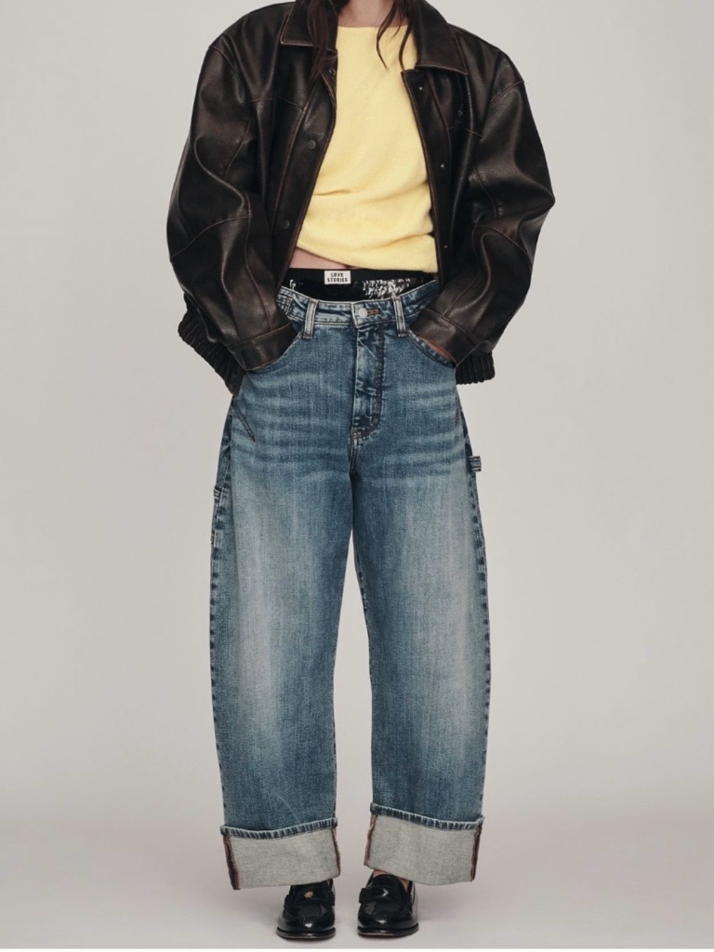 The Kayden Barrel Carpenter Jeans by Pilcro ~ NWT - Picture 5 of 6